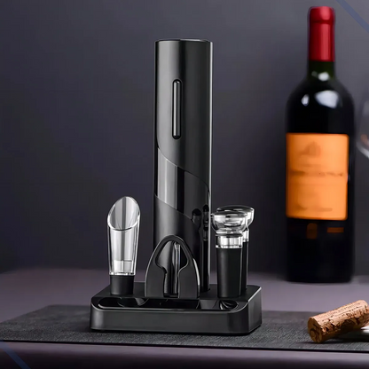 Descorchador Eléctrico Premium de Vino 4 en 1